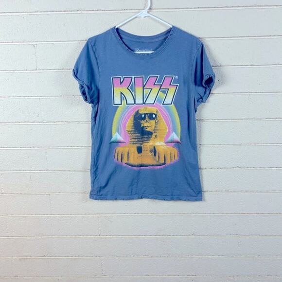 KISS Blue Band Tee size M - Picture 1 of 16